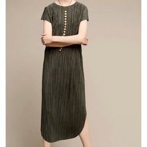 ANTHROPOLOGIE Green Maxi Dress